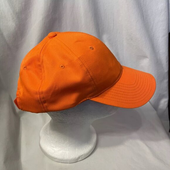 OC Outdoor Cap Plain Orange Strapback Hat Cap Adjustable Hunting Baseball cbar99 - Picture 4 of 11